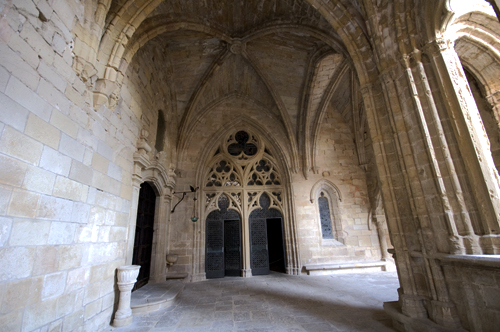 Portada externa de la sala capitular de Vallbona